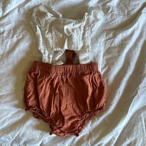 SHEIN baby girl cut out onsie